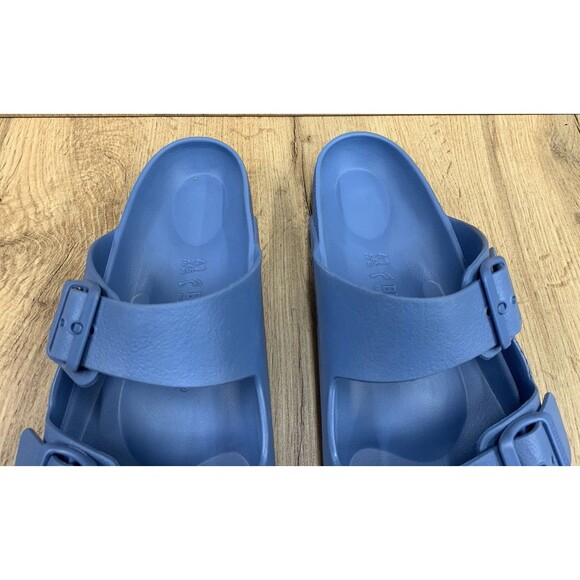 Birkenstock Arizona Sandals Men M8 Women L10 Sky Blue Authentic Made In Germany - Picture 8 of 16